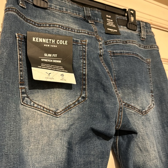 NWT Kenneth Cole Jeans 32x32 Slim Fit - Picture 4 of 7